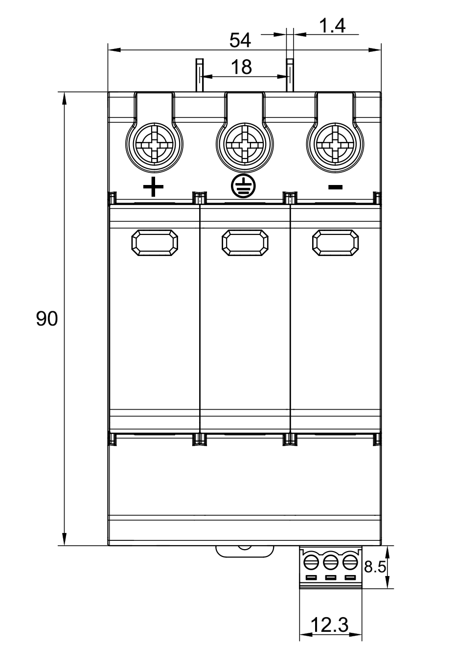 GSP9-C40PV 3P dimension.png